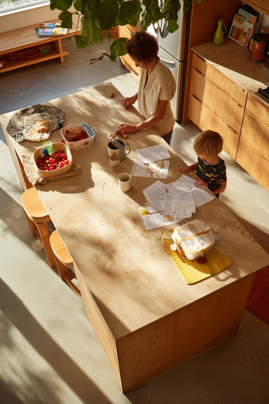 Family Breakfast Counter