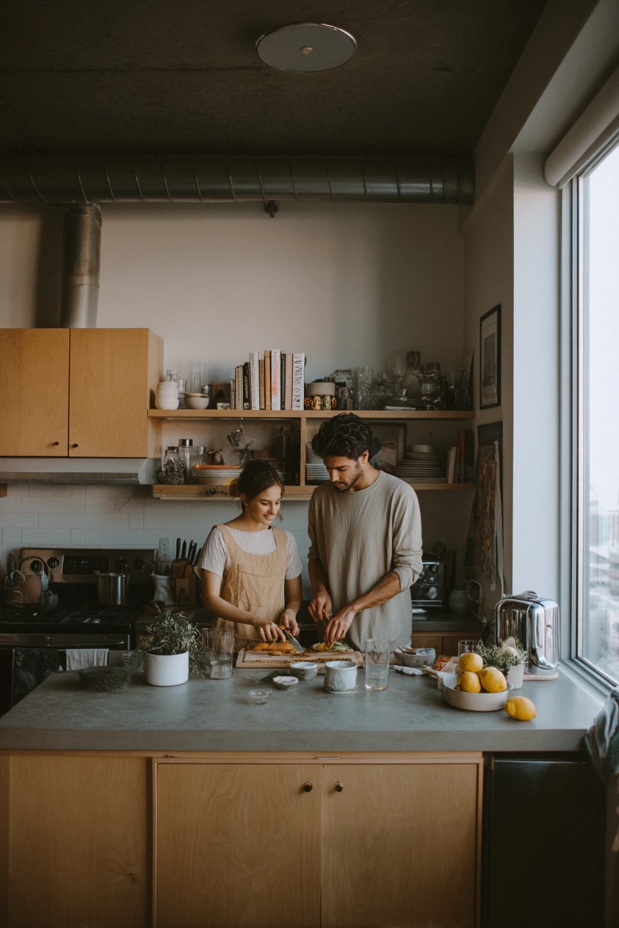 Small Kitchen, Big Work Surface