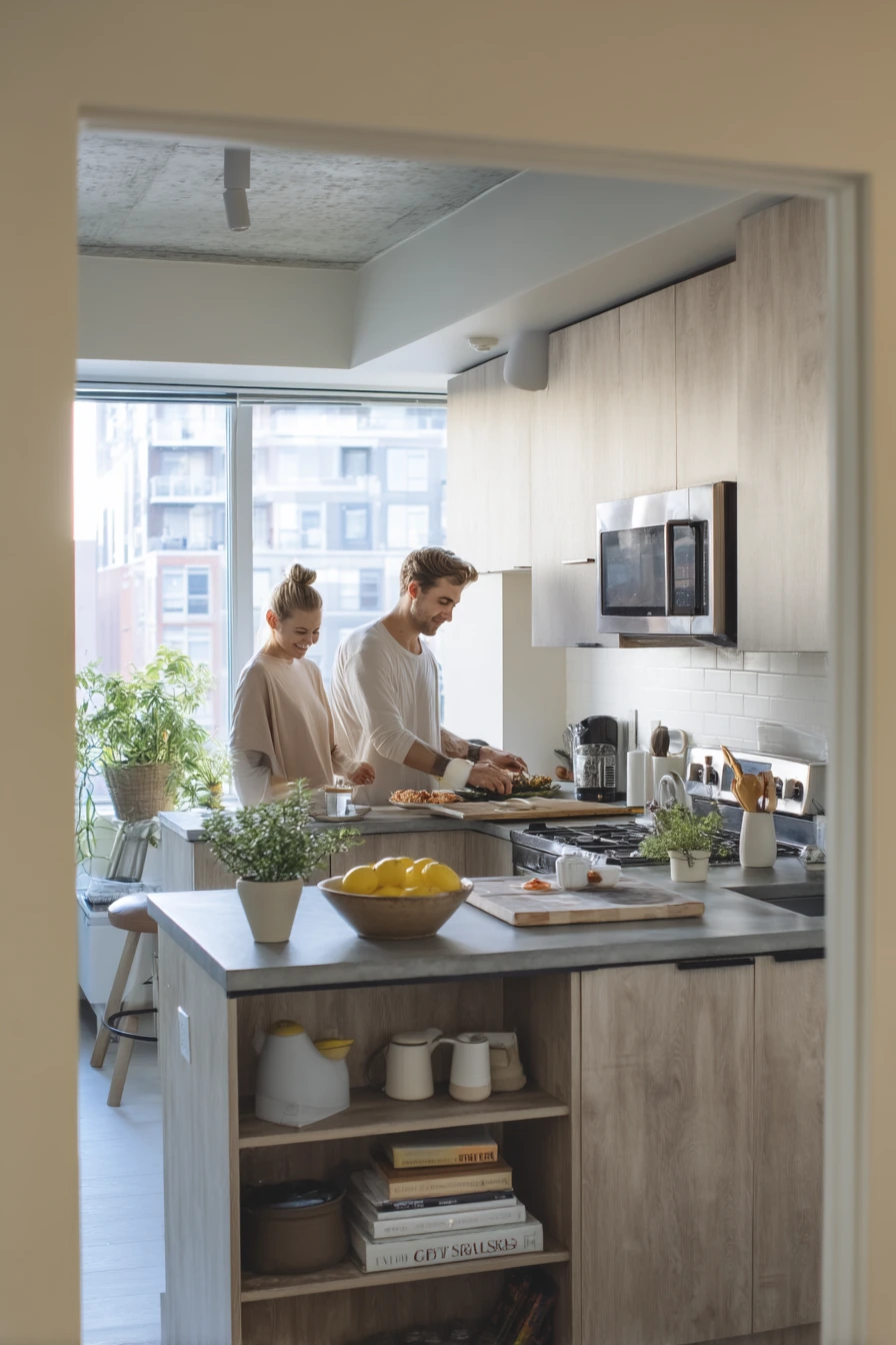Small Kitchen, Big Work Surface