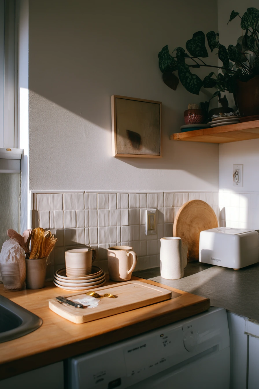 Rental-Friendly Concrete Look