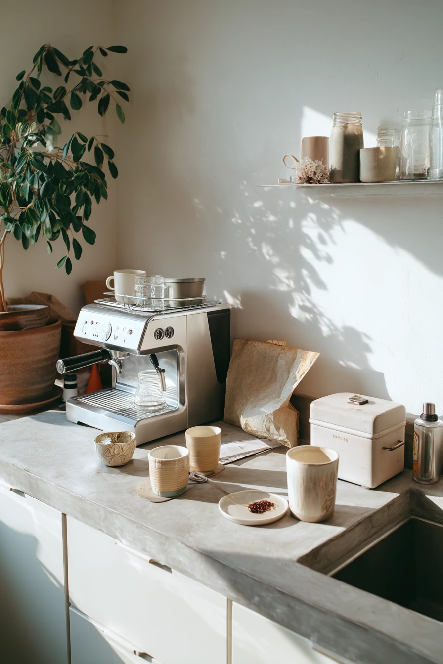 Rental-Friendly Concrete Look
