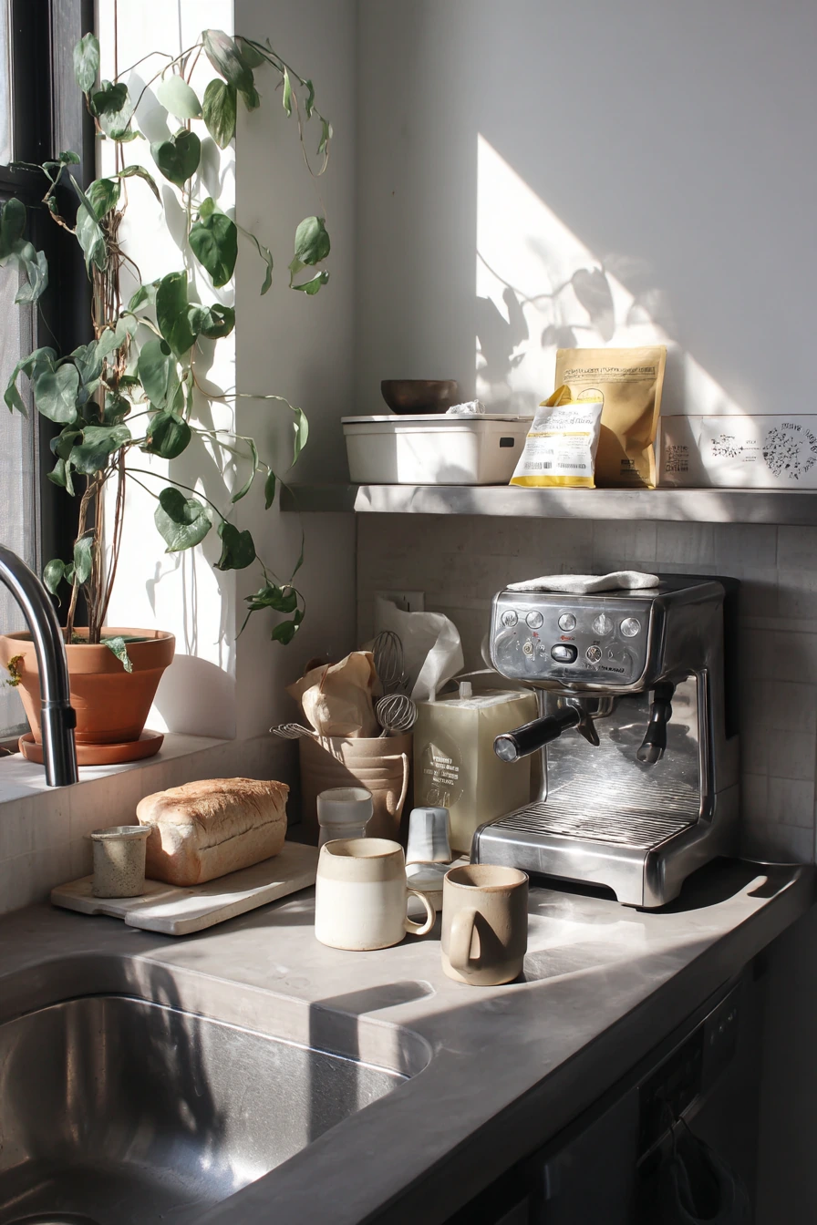 Rental-Friendly Concrete Look