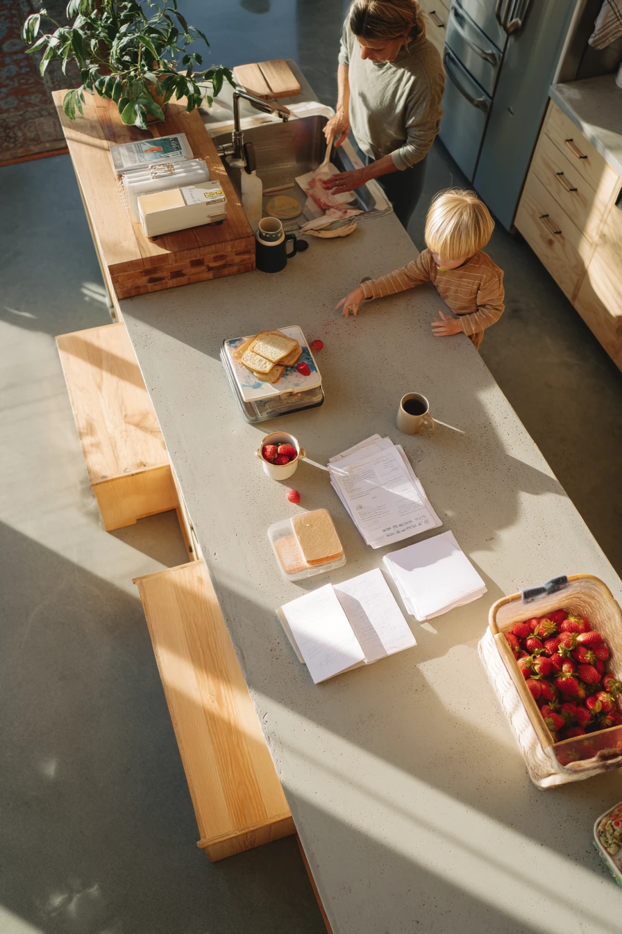 Family Breakfast Counter