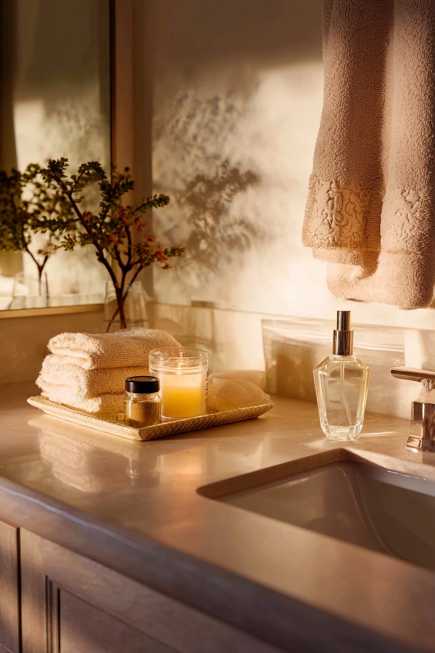 Small Spa Corner for a Weeknight Reset