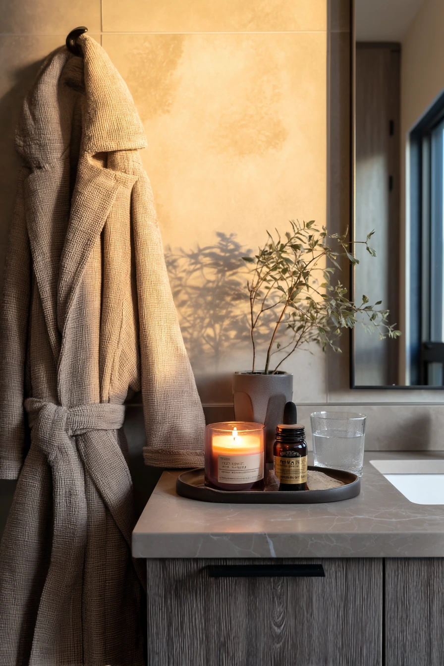 Small Spa Corner for a Weeknight Reset