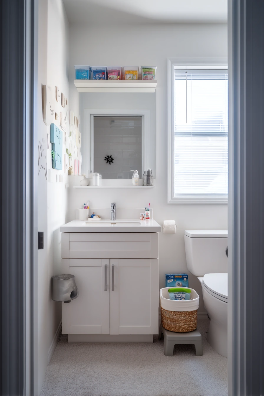 Family Condo Bath With Kid-Friendly Order