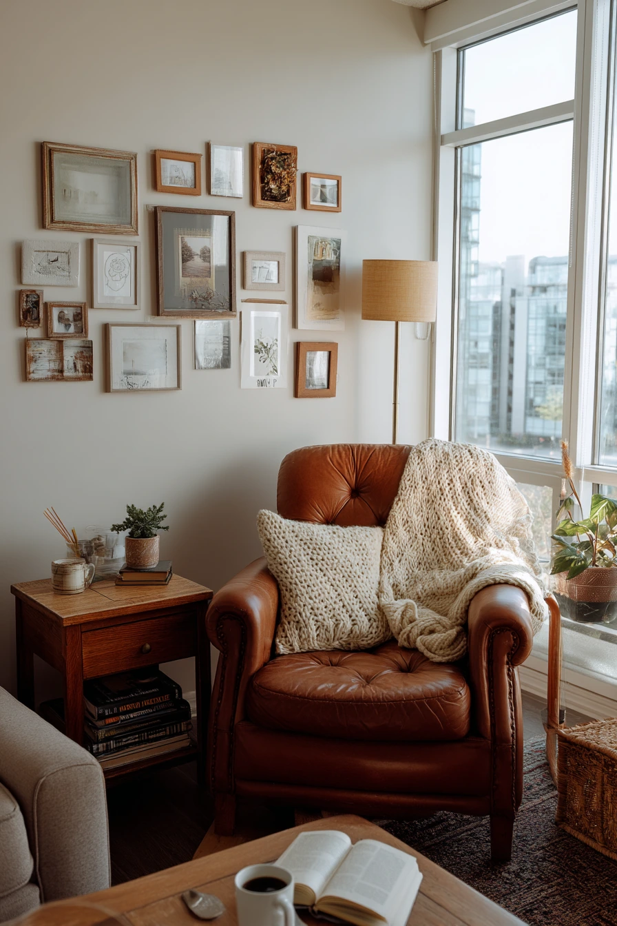 Budget Cozy Condo with Thrifted Character