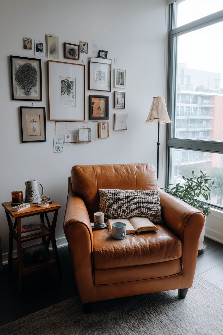 Budget Cozy Condo with Thrifted Character