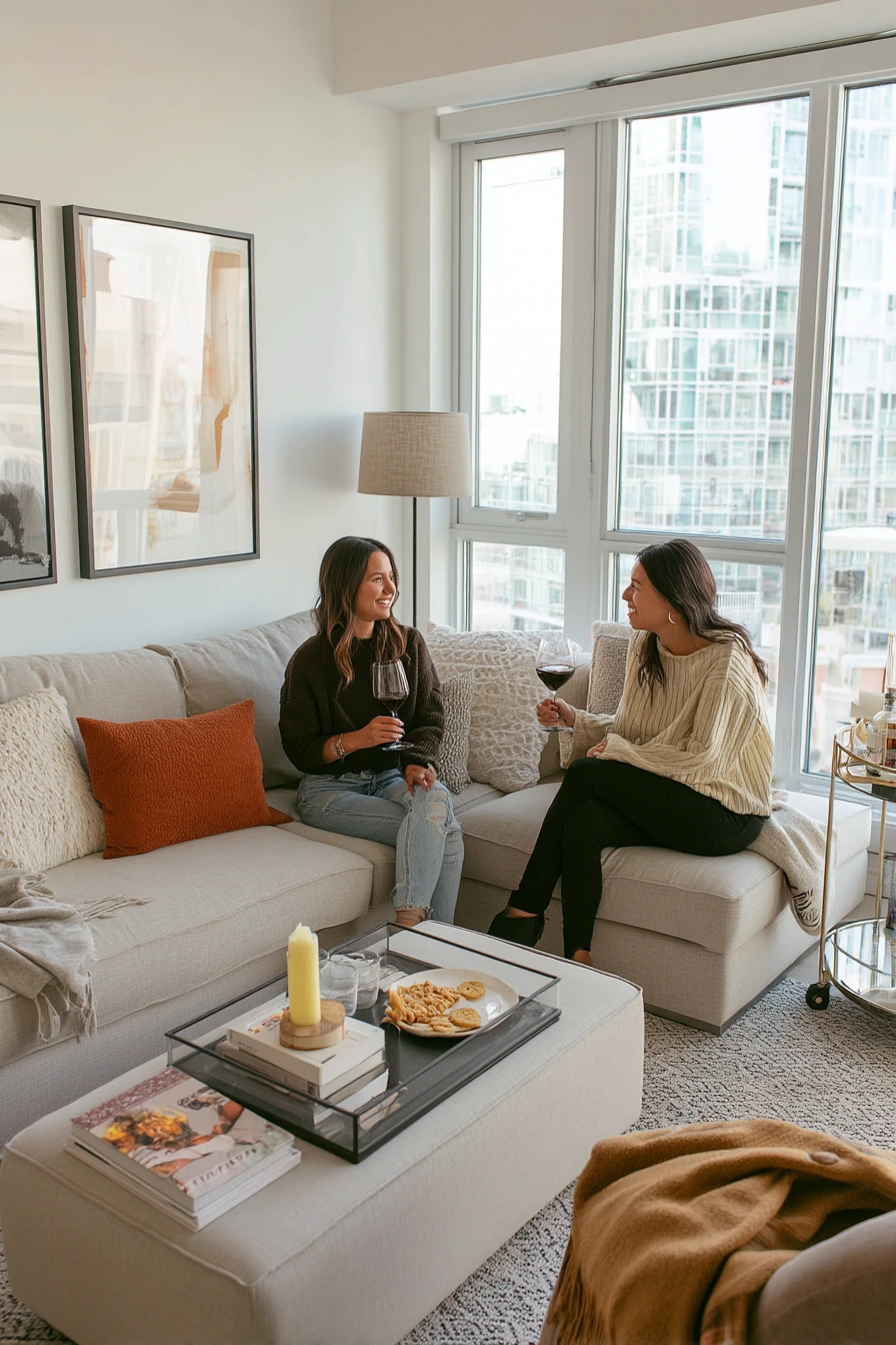Evening Entertaining in a Compact Condo