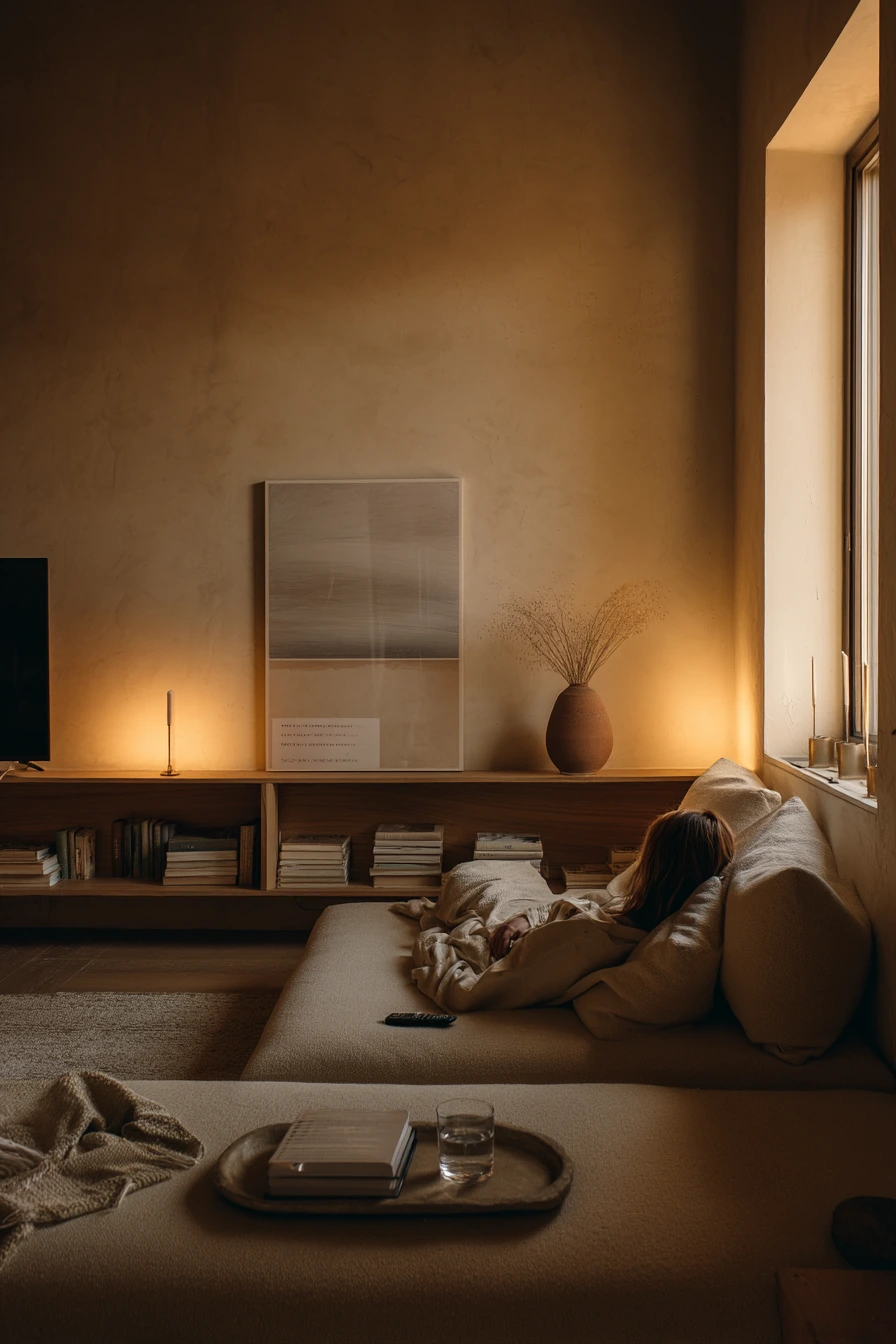 Minimal Condo with Warm Texture