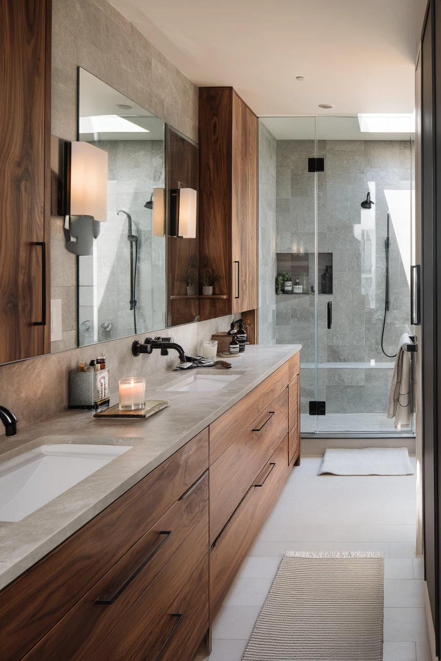 Double Vanity Routine