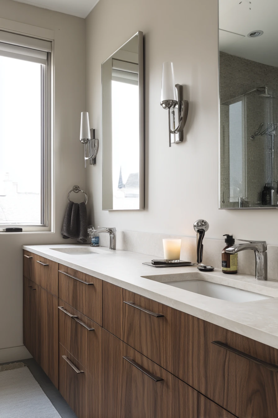 Double Vanity Routine