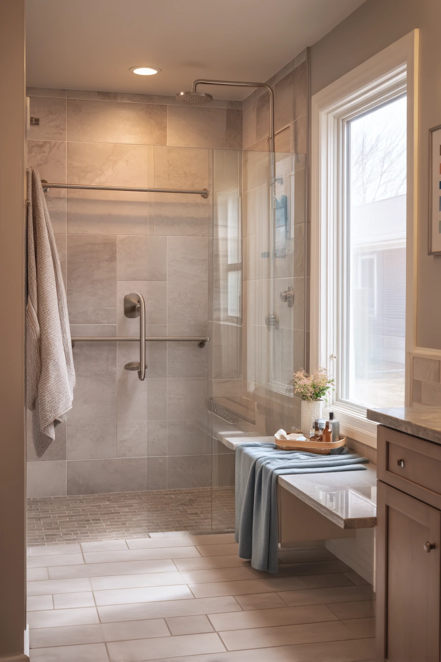 Accessible Walk-In Shower Upgrade