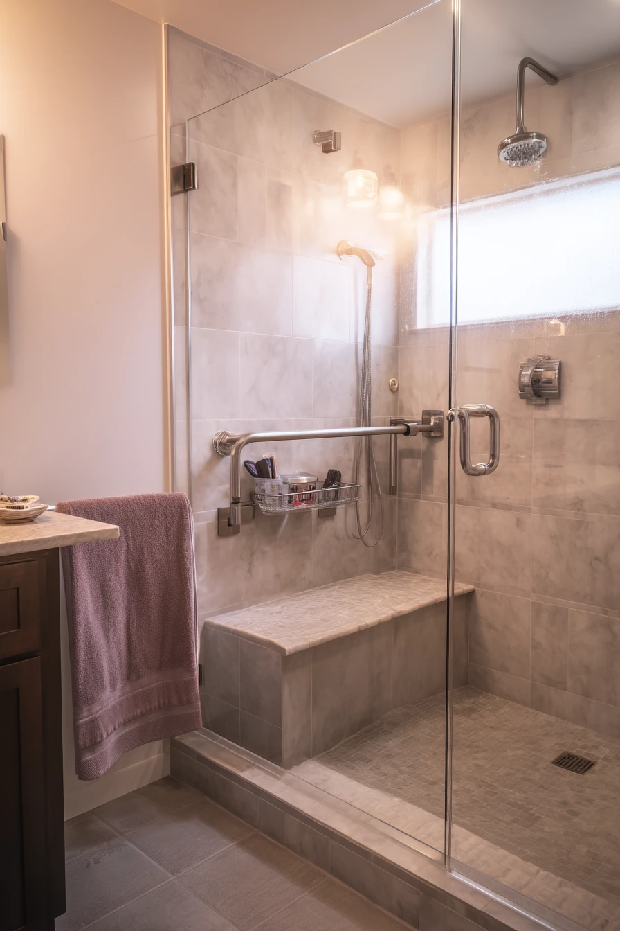 Accessible Walk-In Shower Upgrade