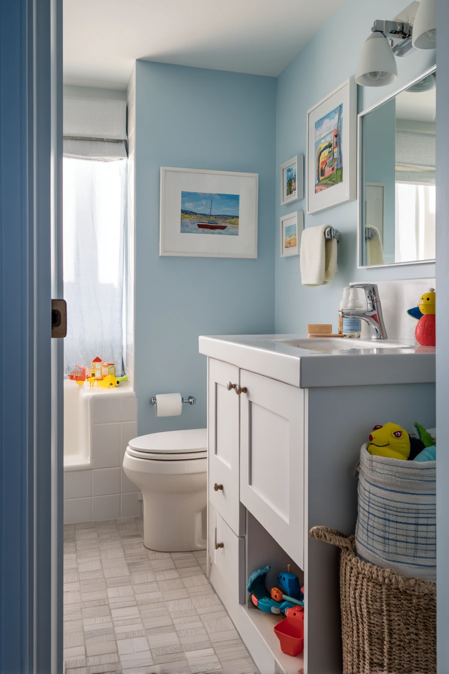 Kid Bath That Cleans Up Fast