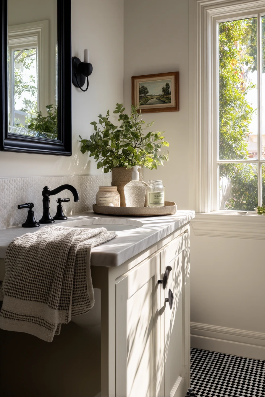 Vintage Home With Modern Fixtures