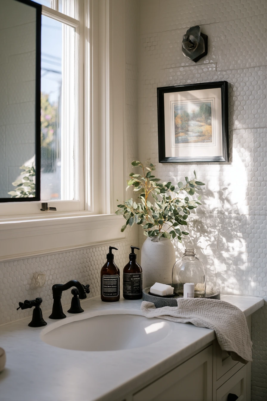 Vintage Home With Modern Fixtures