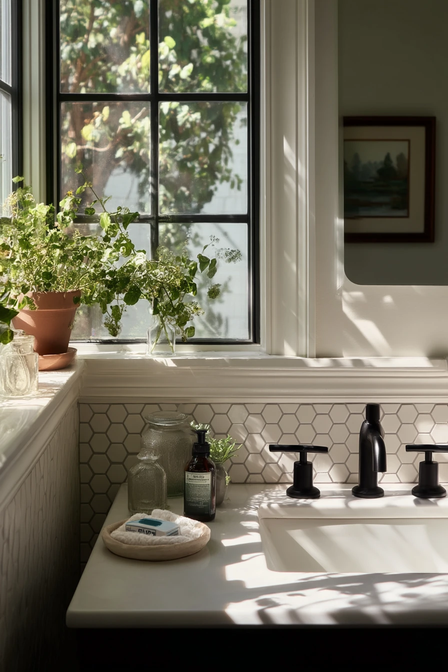Vintage Home With Modern Fixtures