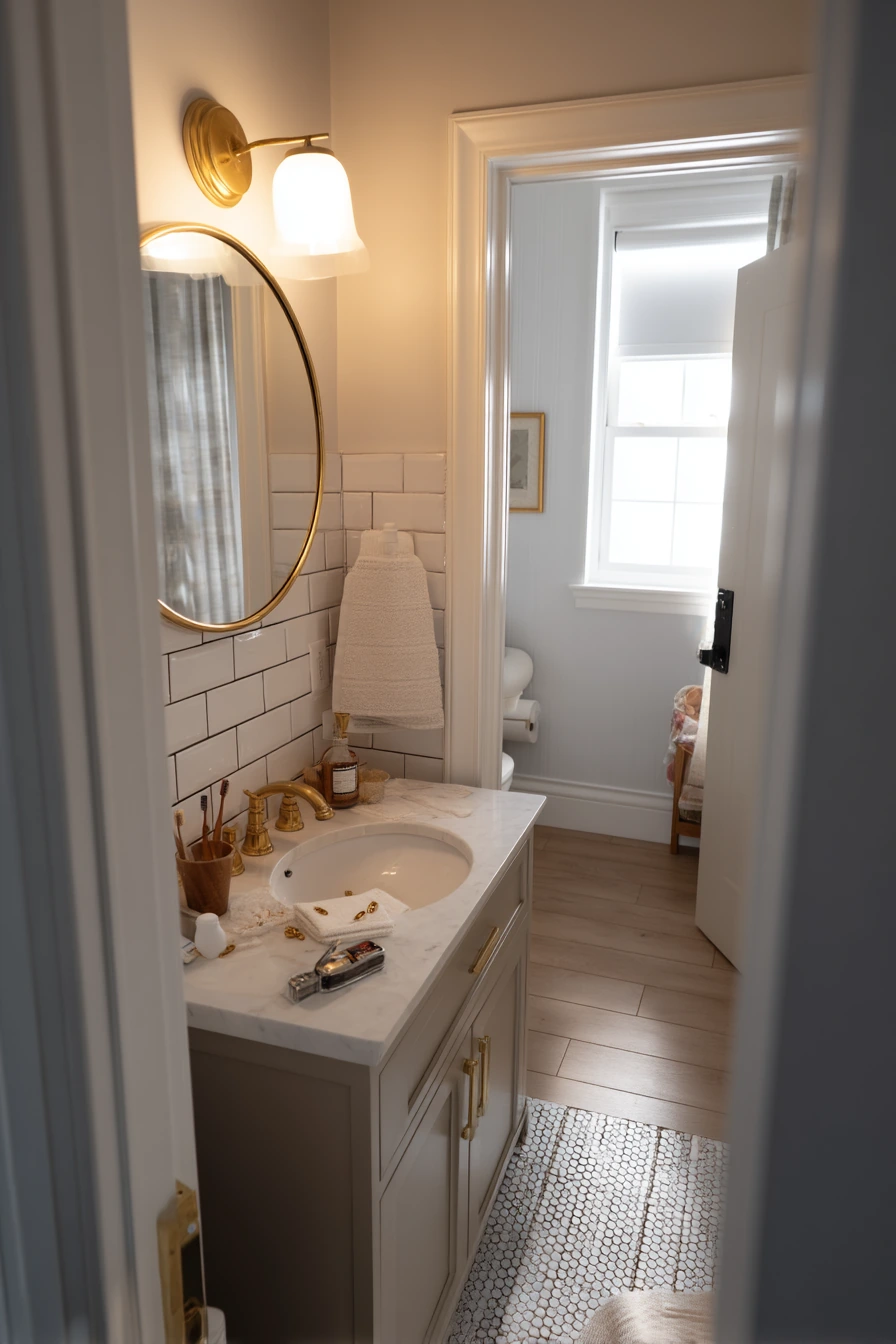 Renovation After-Update: Grout Makes the Tile Pop