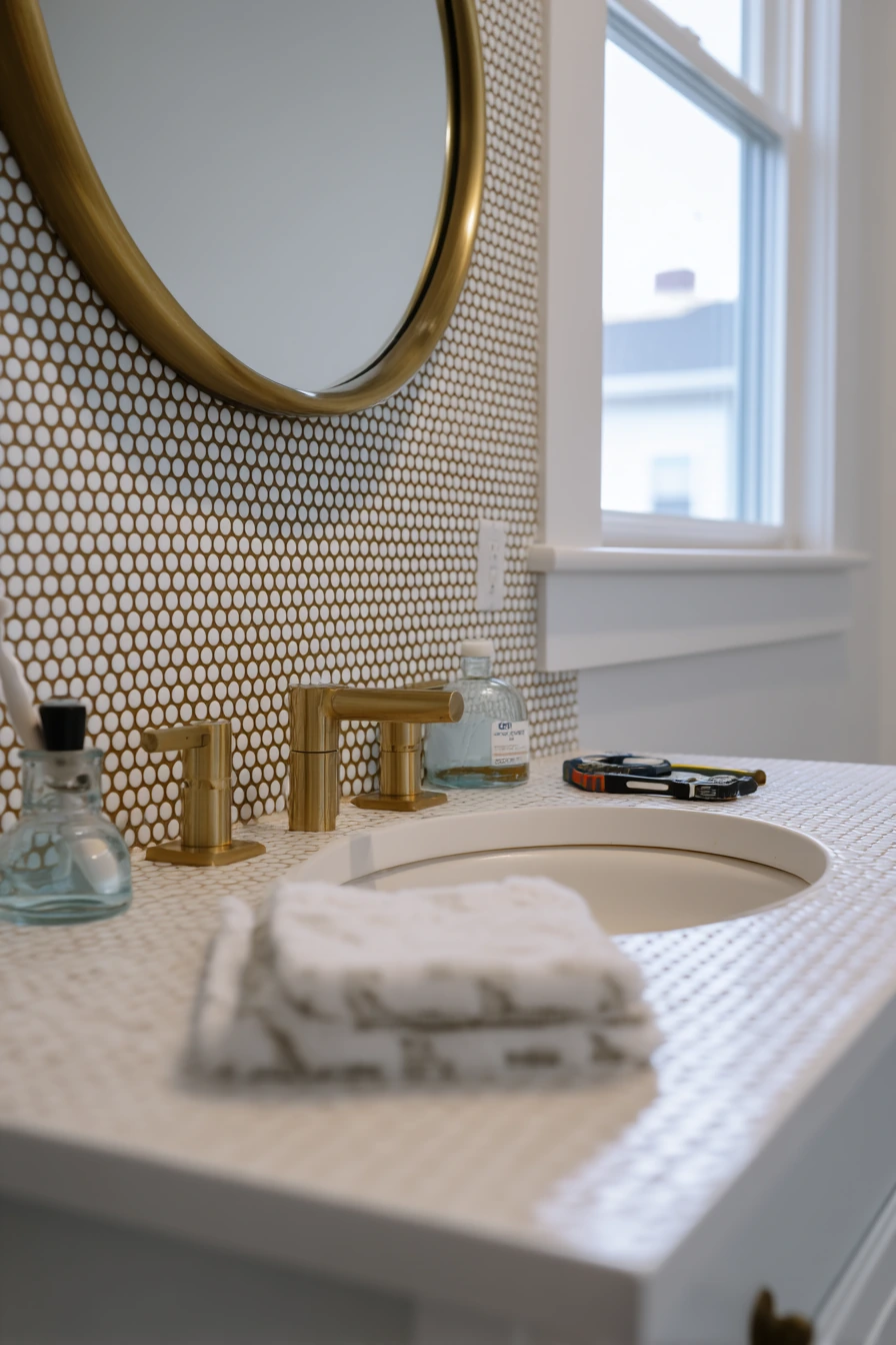 Renovation After-Update: Grout Makes the Tile Pop