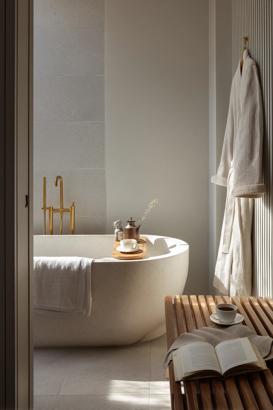 Spa-Cool Ensuite with Quiet Rituals