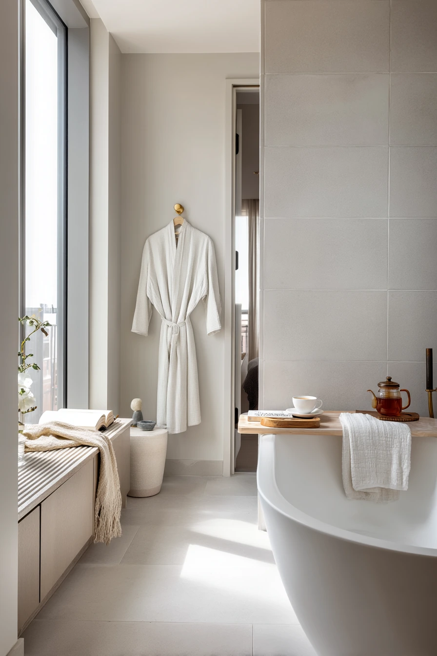 Spa-Cool Ensuite with Quiet Rituals