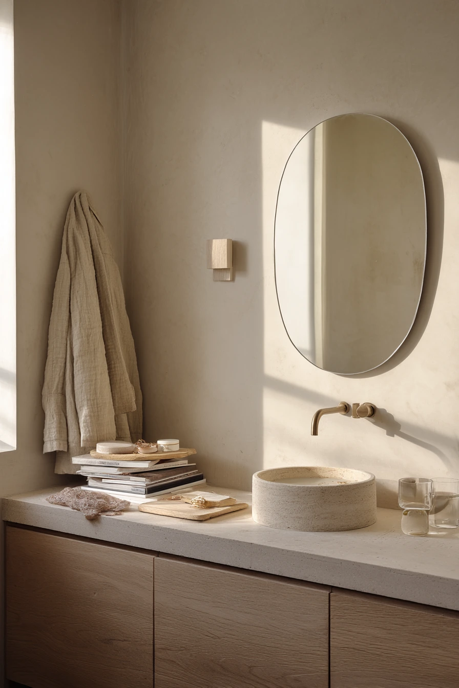 Minimal Bath with Collected Objects