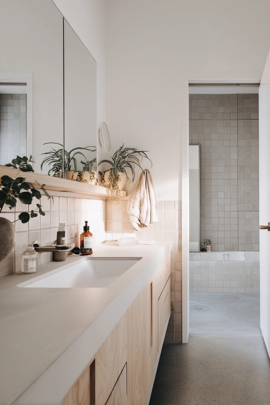 New Build Bathroom with Warm Life in It