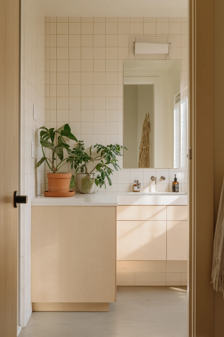 New Build Bathroom with Warm Life in It