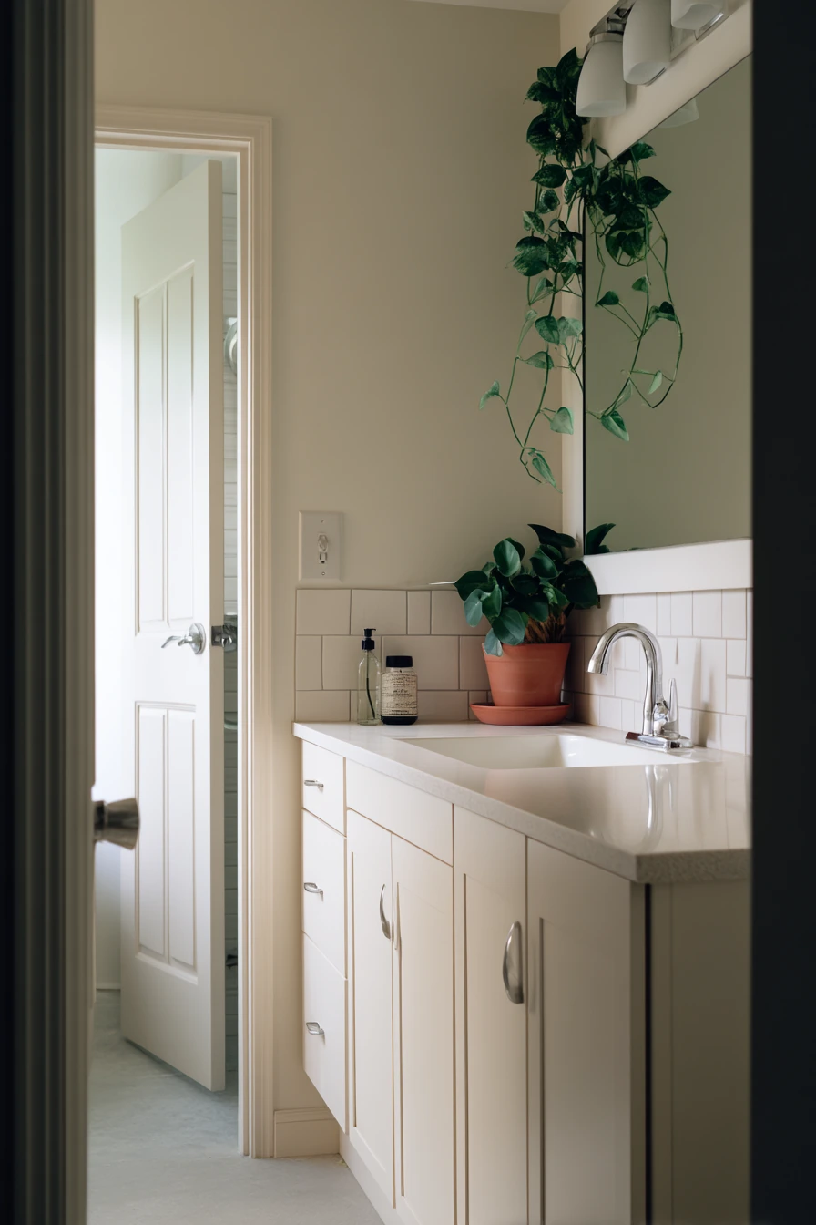 New Build Bathroom with Warm Life in It