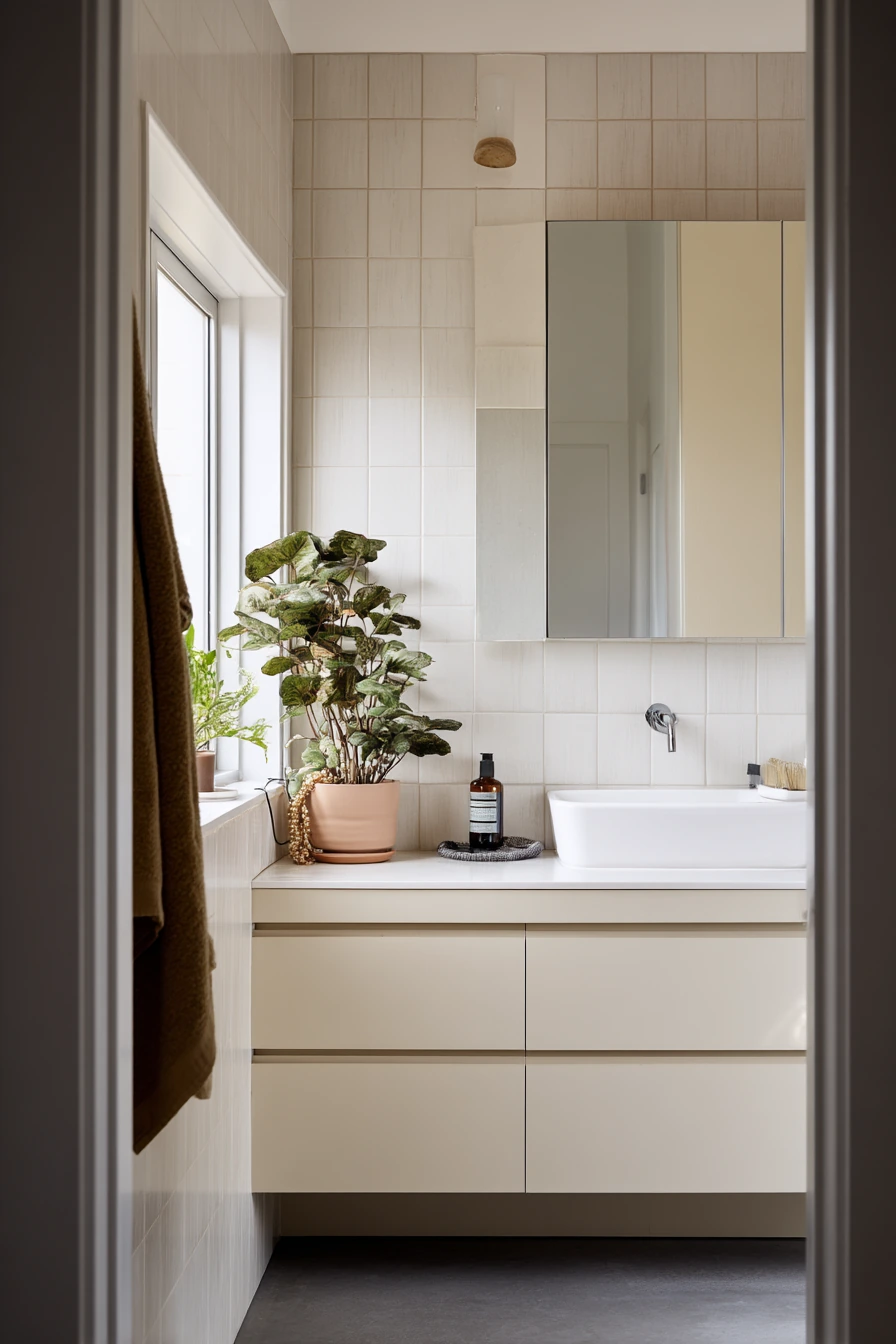 New Build Bathroom with Warm Life in It