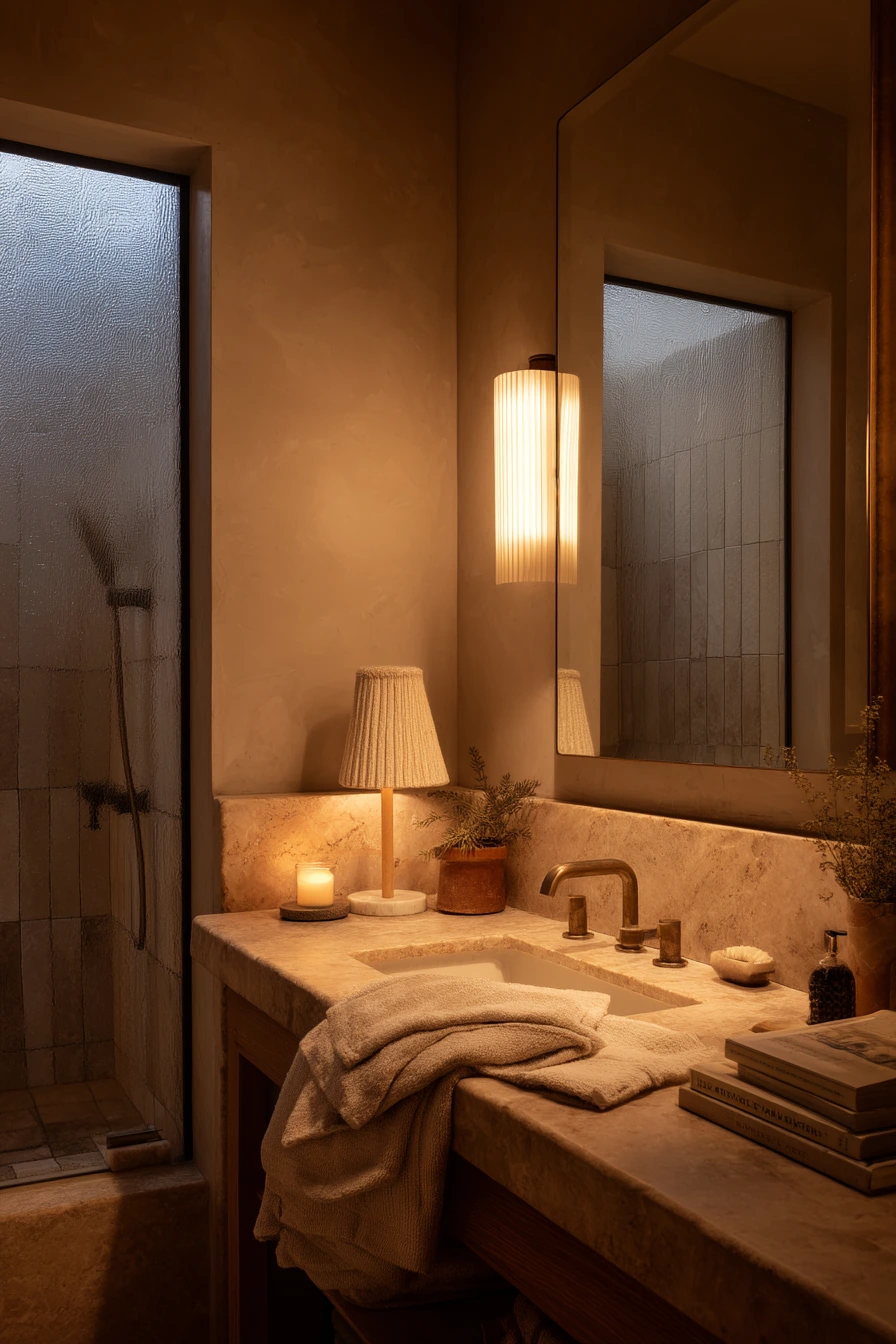 Moody Neutrals for a Nighttime Reset