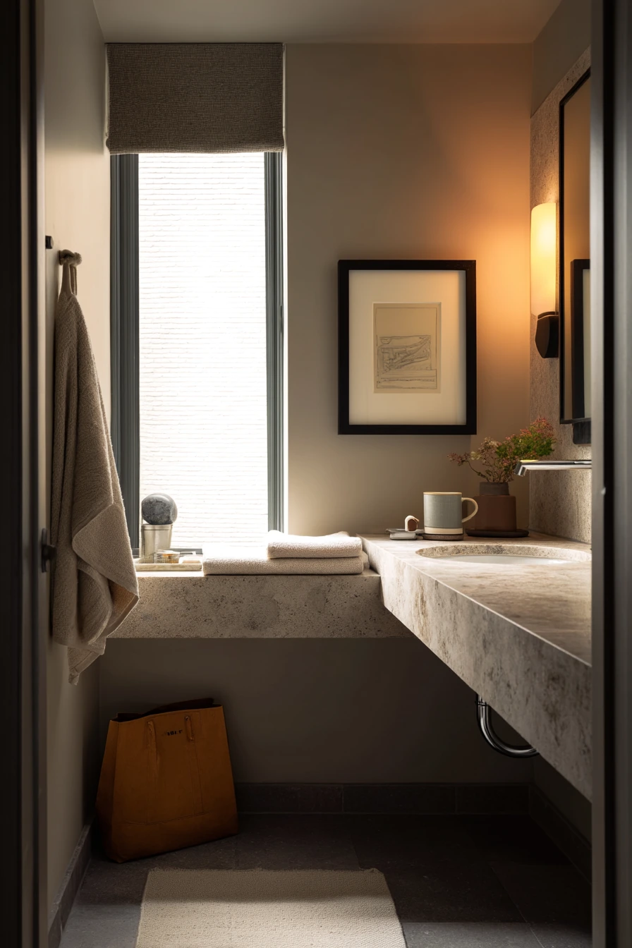 Quiet Corner Bath for One Busy Person