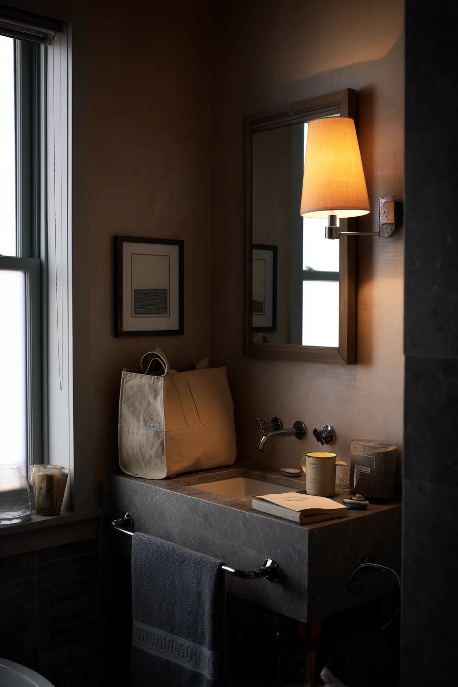 Quiet Corner Bath for One Busy Person