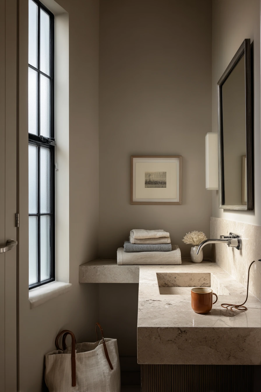 Quiet Corner Bath for One Busy Person