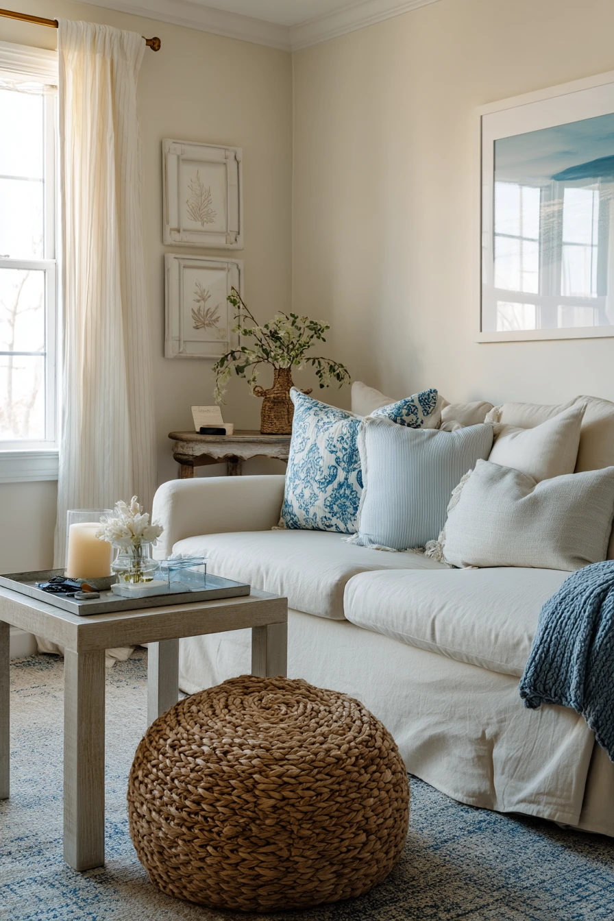 Renter-Friendly Neutral Blue