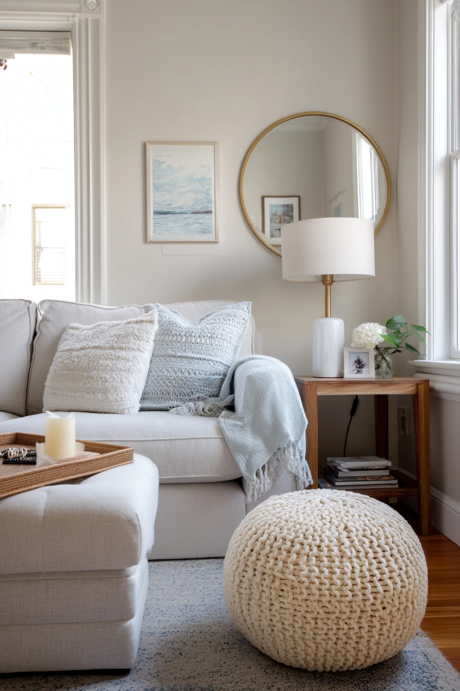 Renter-Friendly Neutral Blue