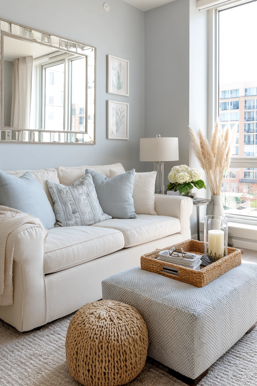 Renter-Friendly Neutral Blue
