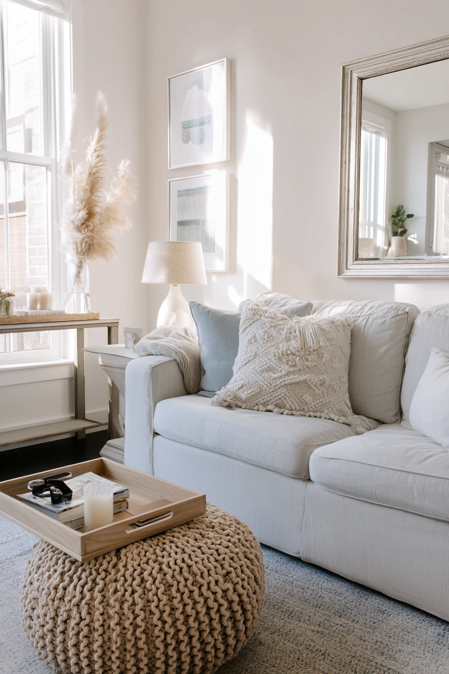 Renter-Friendly Neutral Blue