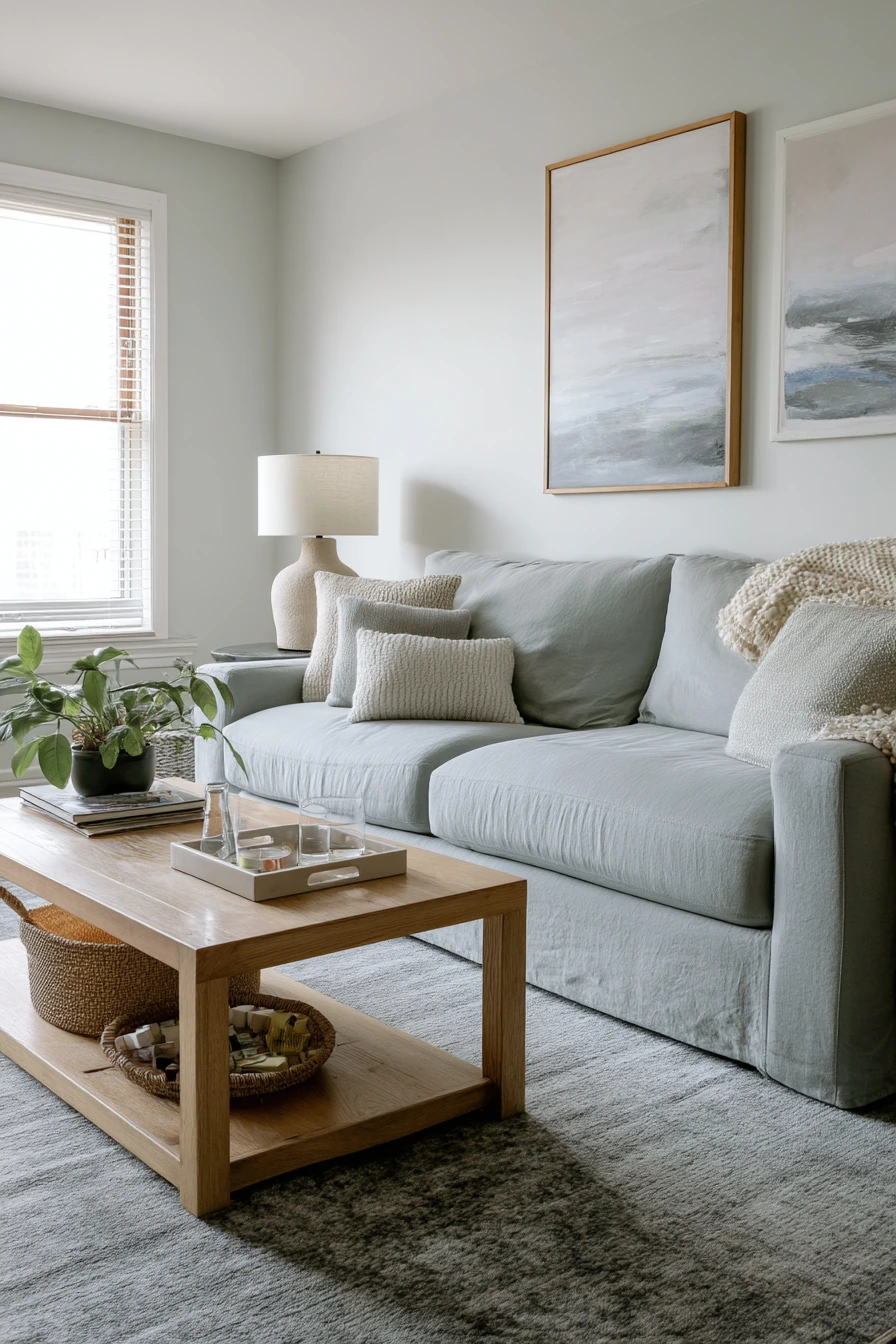 Soft Blue Family Lounge