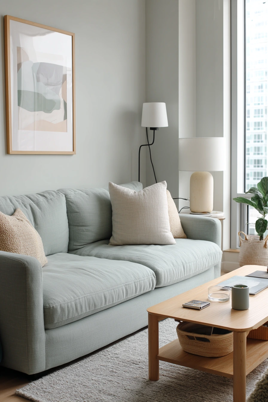 Soft Blue Family Lounge