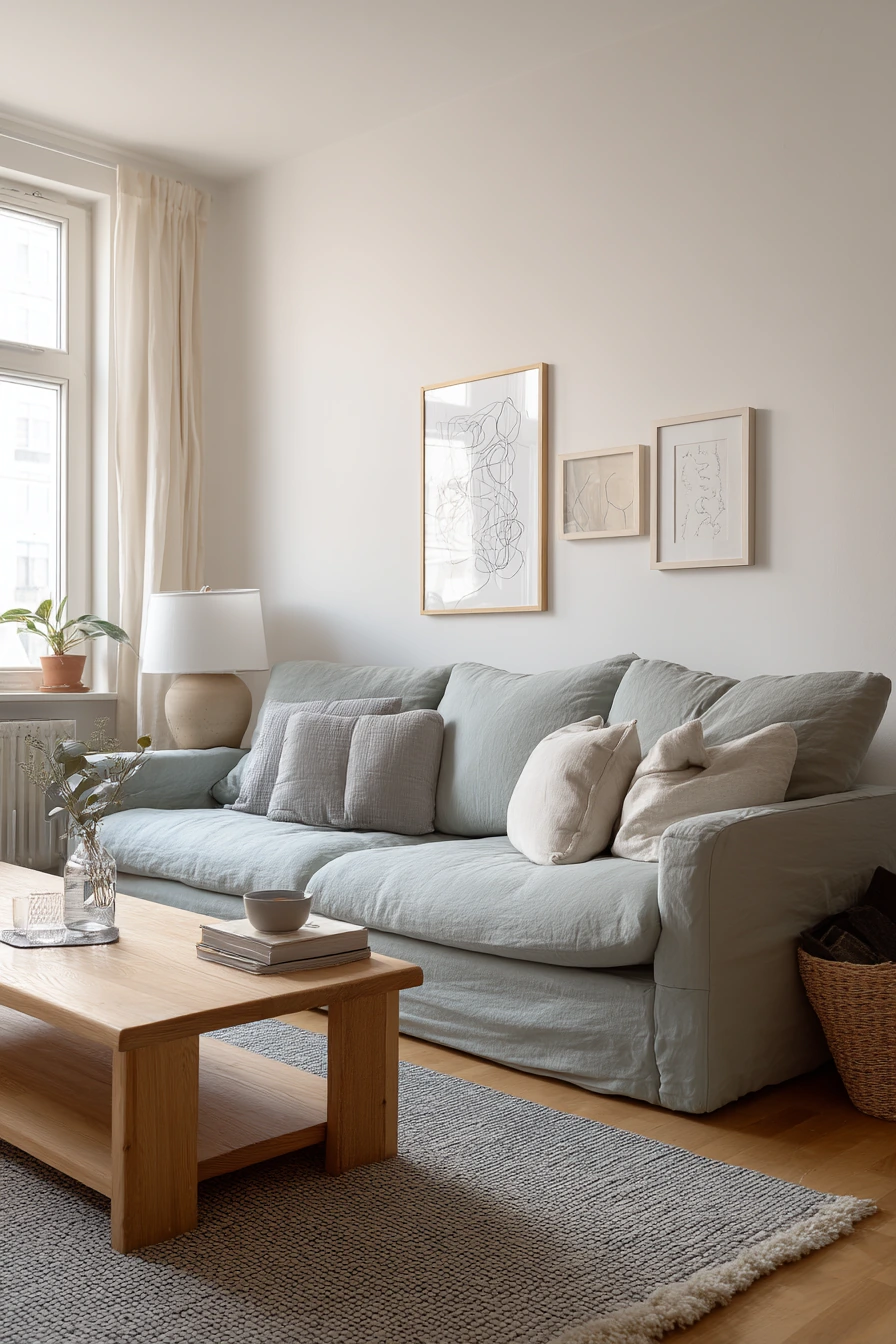 Soft Blue Family Lounge