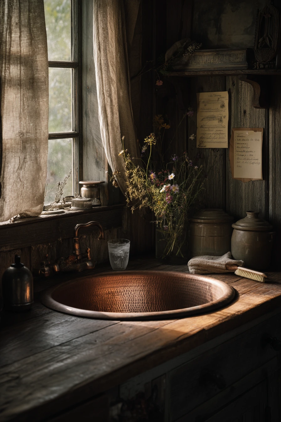 Cozy Cottage Sink With Collected Details