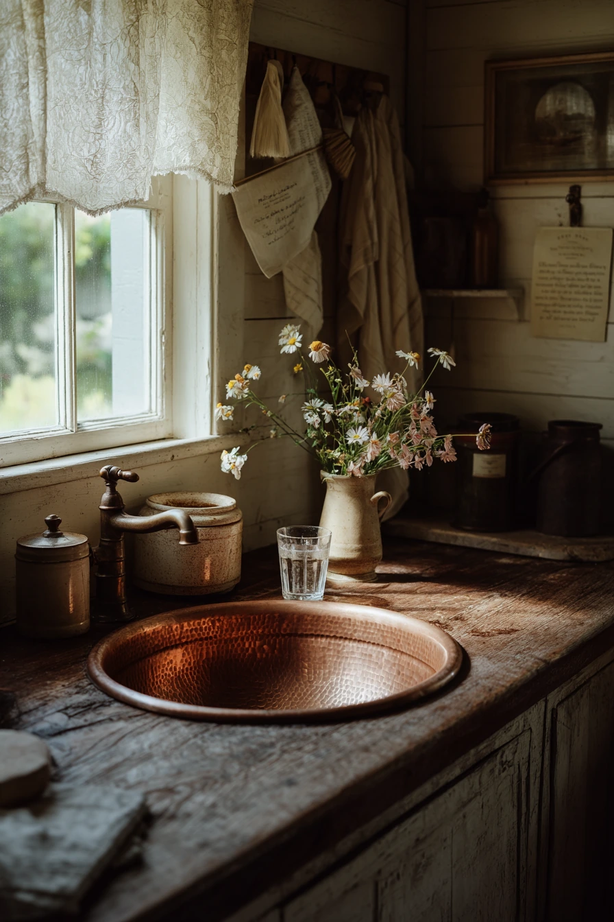 Cozy Cottage Sink With Collected Details