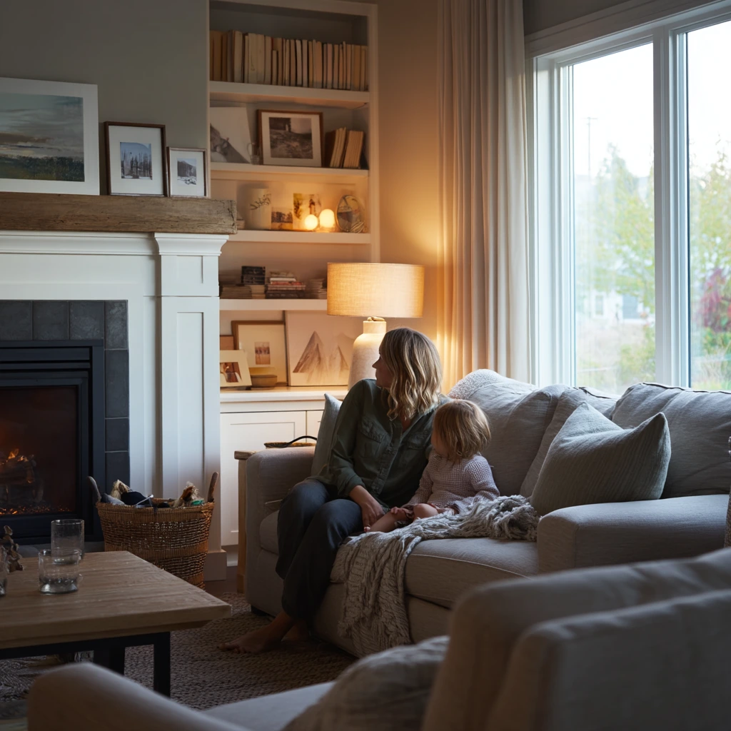 corner fireplace ideas