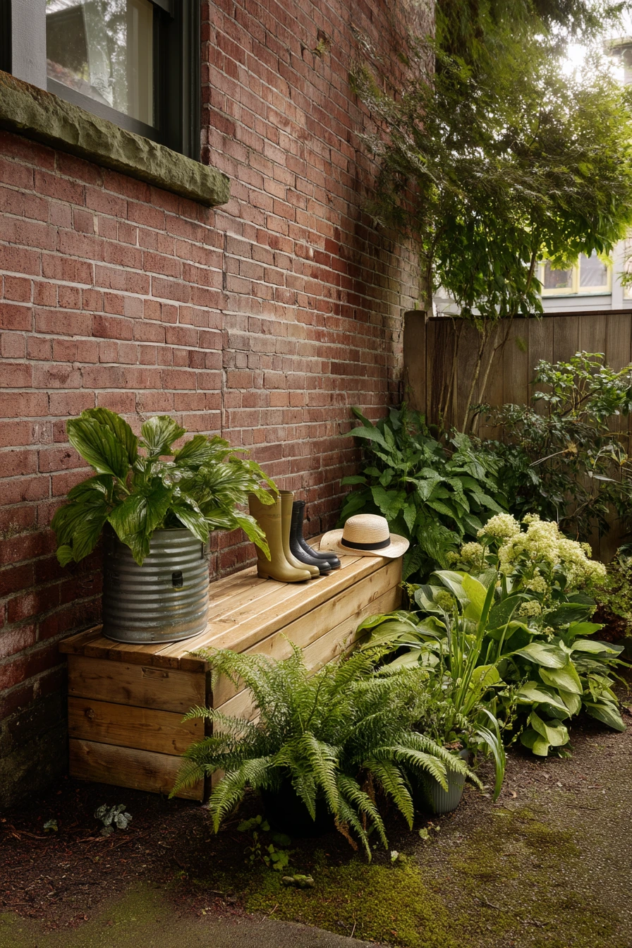 Shady Side-Yard Shade Garden