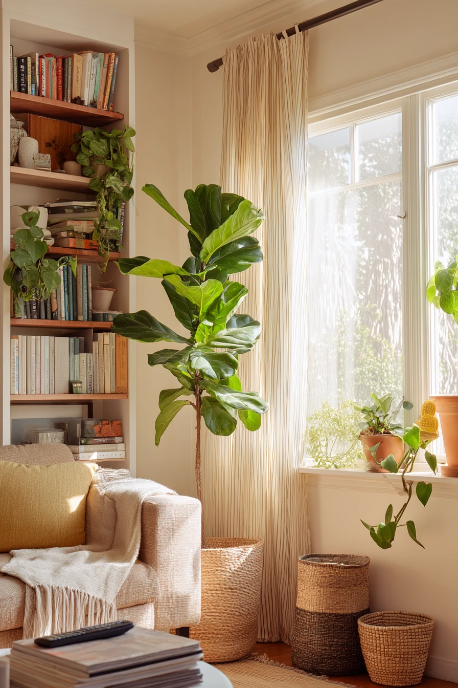 Renter-Friendly Indoor Plant Corner
