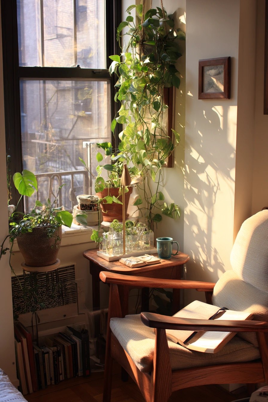 Apartment Reading Nook Garden