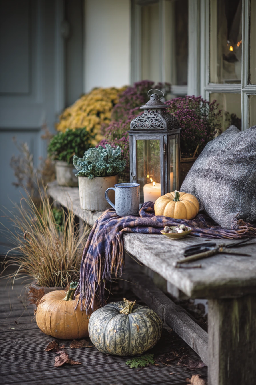 Seasonal Fall Corner Garden