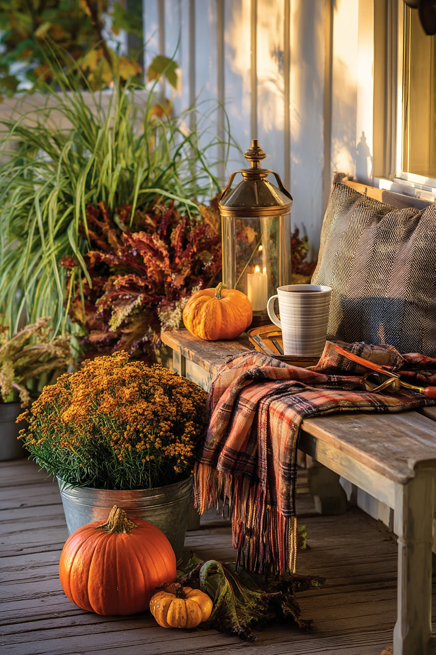 Seasonal Fall Corner Garden